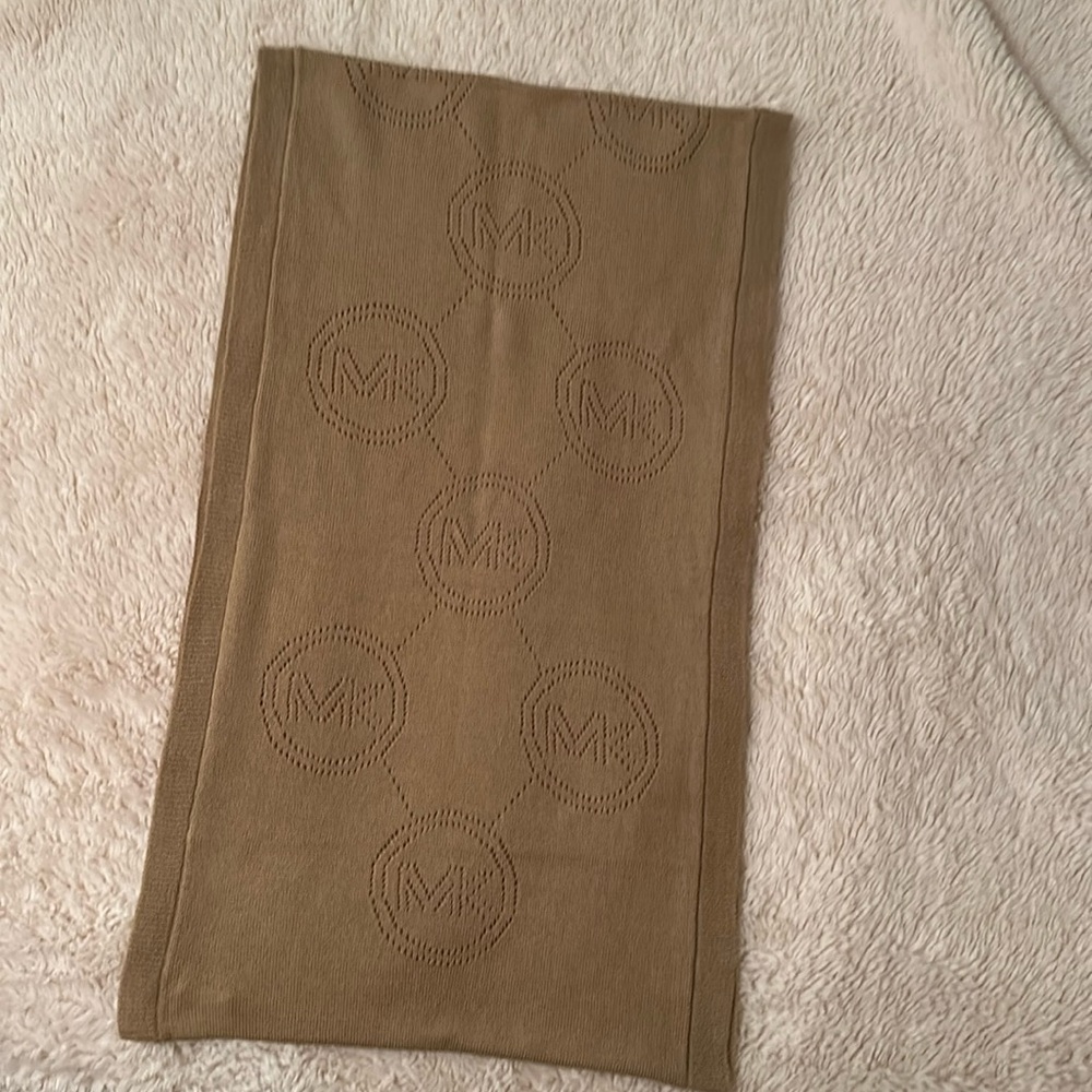 MICHAEL Michael Kors tan infinity scarf